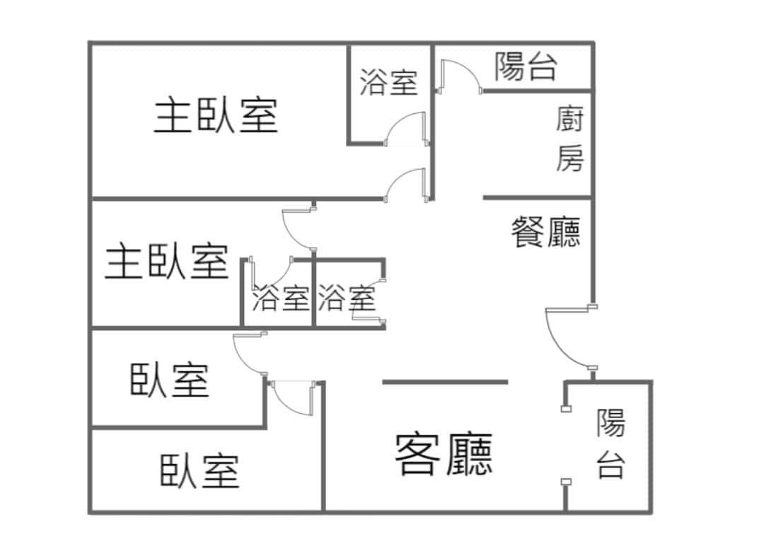 北屯捷運宅~四房三衛雙主臥平車~一卡皮箱入住(新內閣)