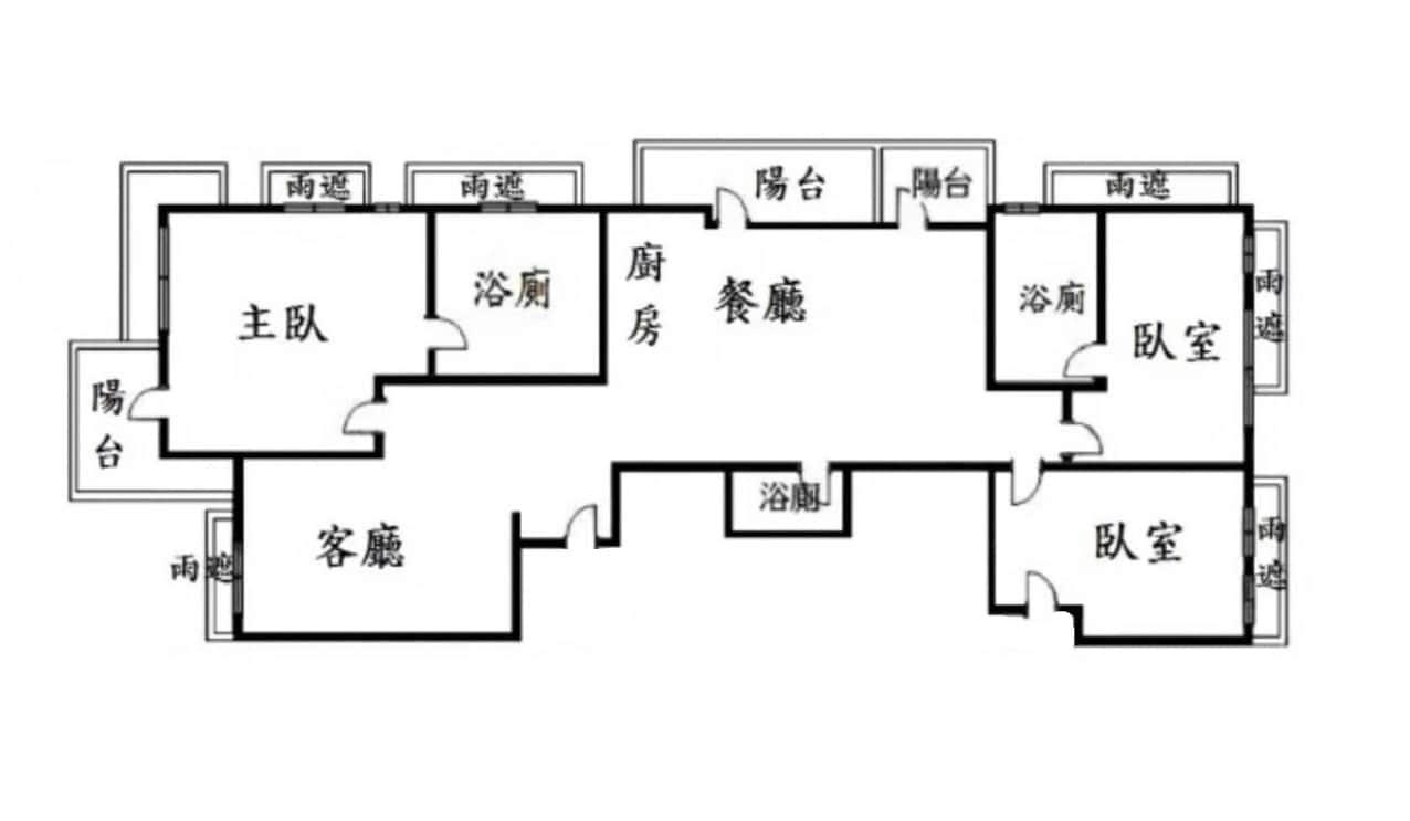 七期「恆詠」全新未住高樓視野戶~大三房+三平車