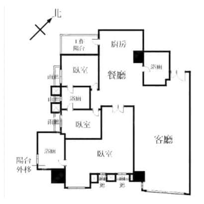 市府捷運-世紀之頂高樓層四房雙平車視野